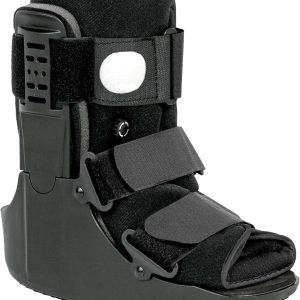 Jewlri Air Walking Boot Fracture Boot Short Walker Protective Boot Fits Left or Right Foot Ankle for Injuries Fractures Sprains Black M