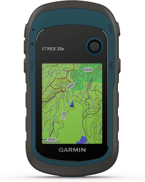 Garmin 010-02256-00 eTrex 22x, Rugged Handheld GPS Navigator, Black/Navy - Image 2