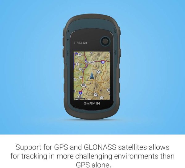 Garmin 010-02256-00 eTrex 22x, Rugged Handheld GPS Navigator, Black/Navy - Image 9