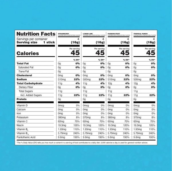 Liquid I.V.® Hydration Multiplier - Lemon Lime - Hydration Powder Packets | Electrolyte Drink Mix | Single-Serving Stick | Non-GMO | 1 Pack (16 Servings) - Image 6